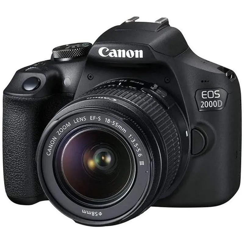 Canon Eos 2000d/rebel T7+ 18-55mm Lens+ Accesorios Negro