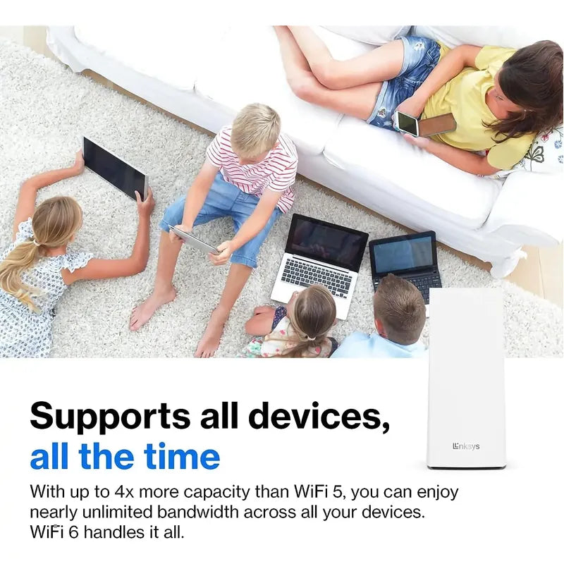 Router Linksys Atlas Wifi 6 Home Wifi Mesh 6,000 Sq.