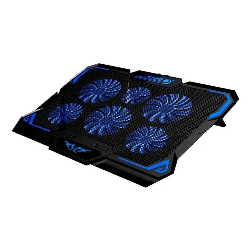 Base Ventilador 6 Fan Cooler Usb Laptop Ajustable 2600rpm