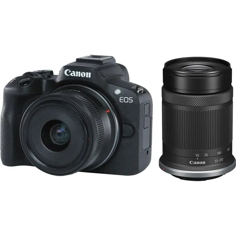 Canon Eos R50 Mirrorless+ 2 Lente Rf-s 18-45mm Y 55-210mm