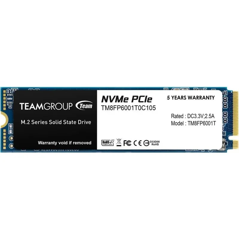 M.2 Team Group Mp33 1tb Jedec Standard Negro