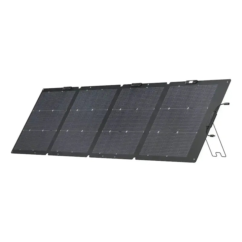 Panel Solar Portátil Bifacial Ecoflow Nextgen De 220 W Negro 18.4v 21.8v