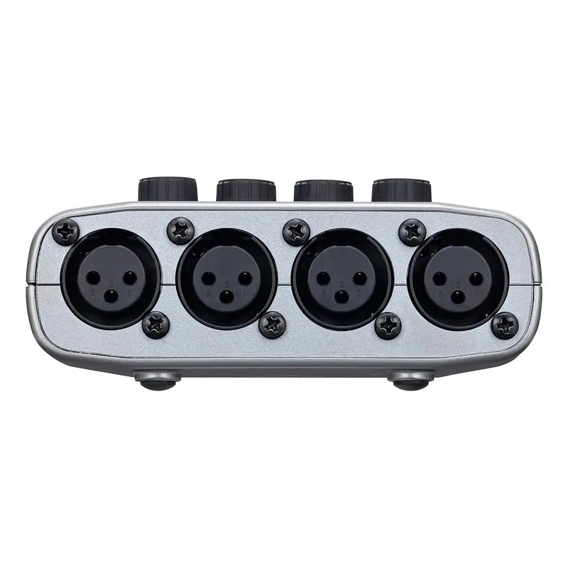 Grabadora Podcasts Zoom Podtrak P4, 4entradas Xlr+4 Headphon Plateado