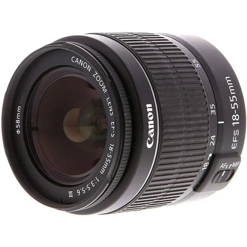 Canon Eos 2000d/rebel T7+ 18-55mm Lens+ Accesorios Negro
