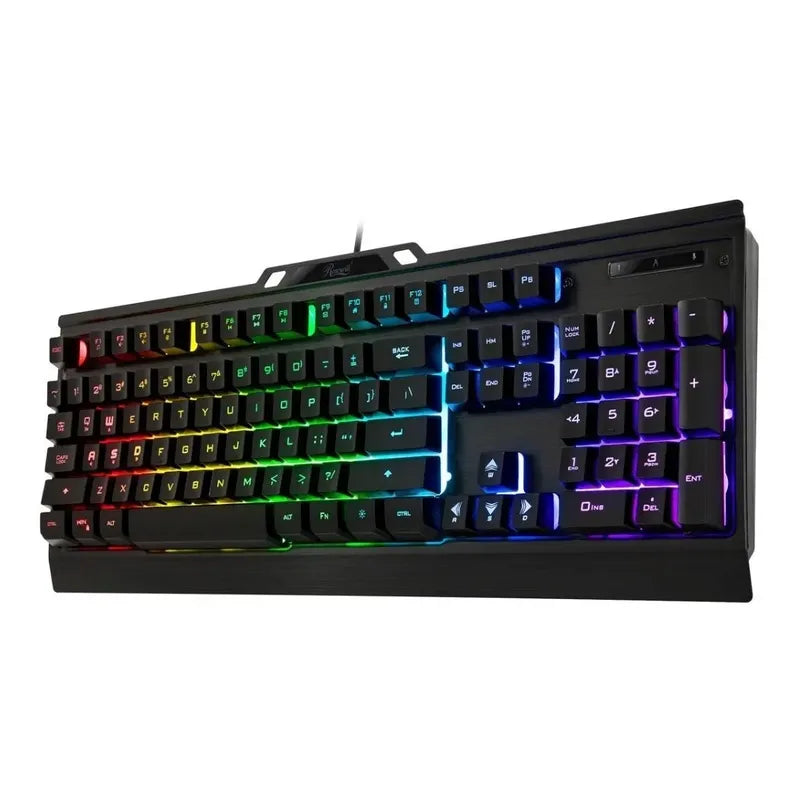 Teclado Gaming Membrana Rosewill Neon K54 Rgb Anti-ghosting Negro