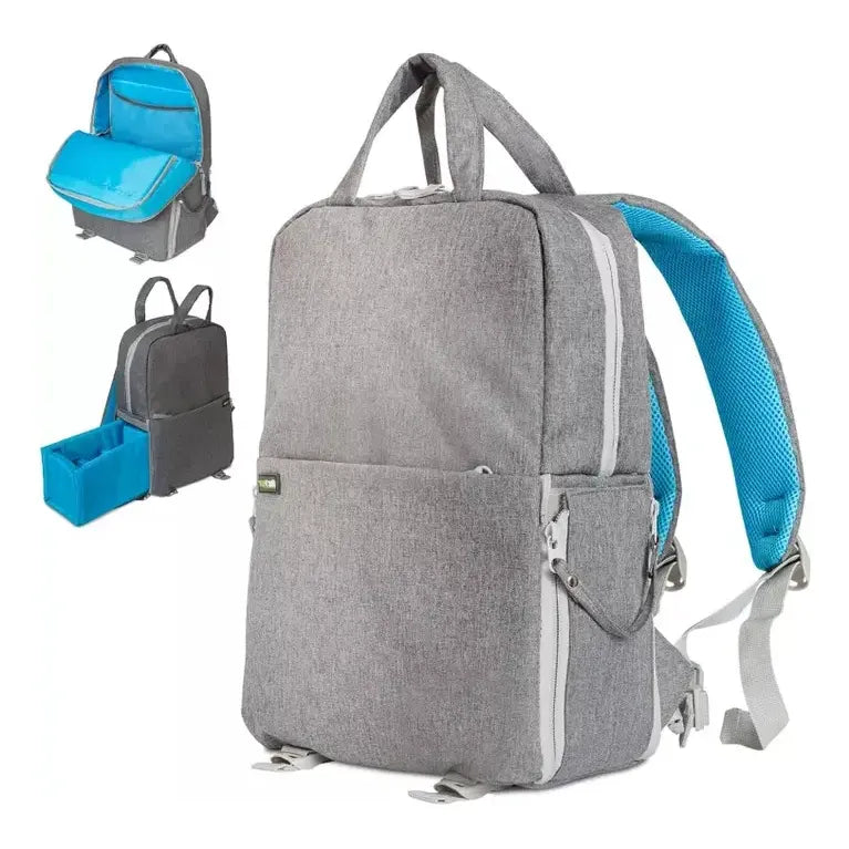 Morral Multifuncional Deco Gear Para Camaras Y Accesorios Gris