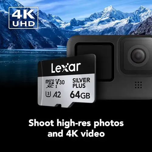 Memoria Microsdxc Lexar Silver Plus Uhs-i 64gb 205/100 Mb/s