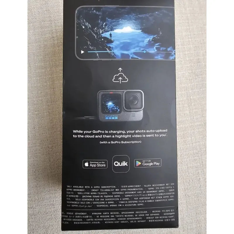 Gopro Hero 12 Black, 5.3k60, Hypersmooth 6.0, Waterproof