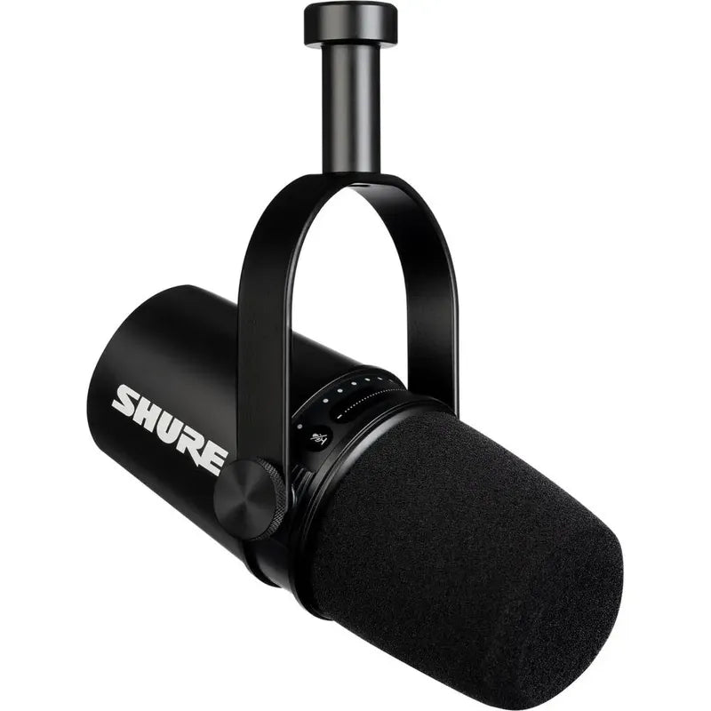 Micrófono Shure Mv7 Dinámico Podca Xlr/usb+ TriPod Manfrotto