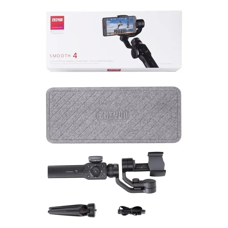 Gimbal Estabilizador Zhiyun Smooth 4 De Teléfono Trípode