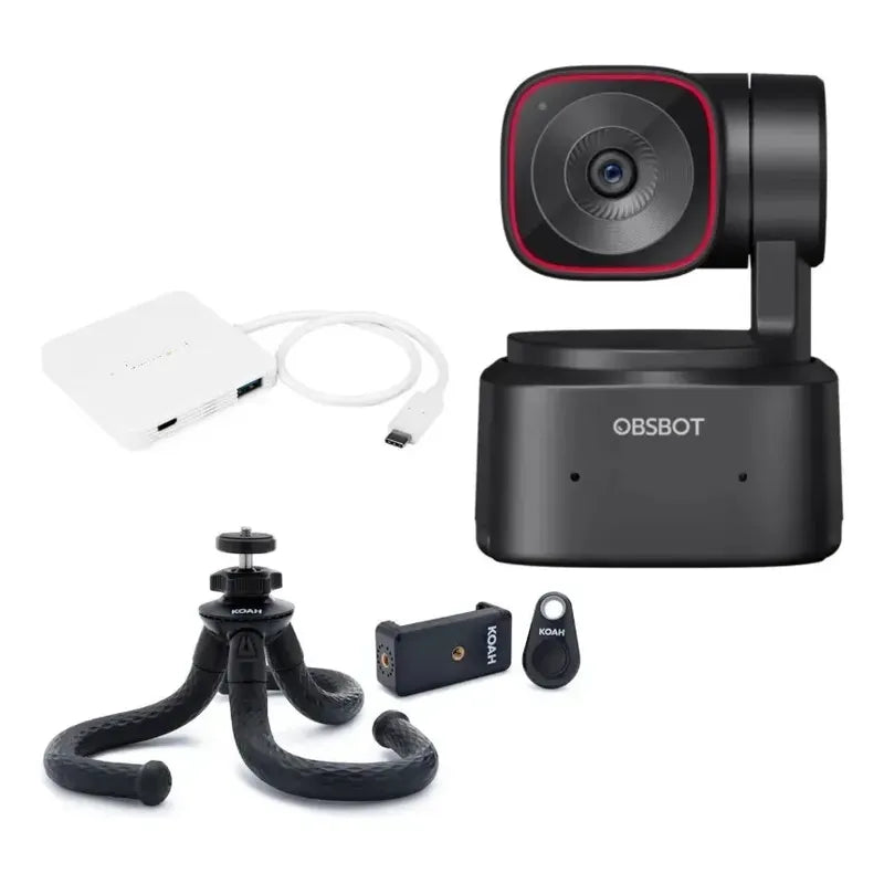 Cámara Web Ptz 4k Obsbot Tiny 2 Lite Con Ia, Cmos+ Bundle P.