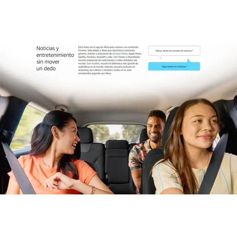 Echo Auto Alexa Para Vehículo Carro Parlante Inteligente