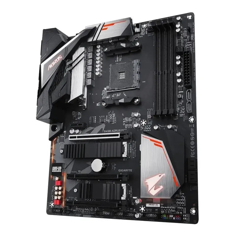 Tarjeta Madre Gigabyte B450 Aorus Pro Wifi Negro