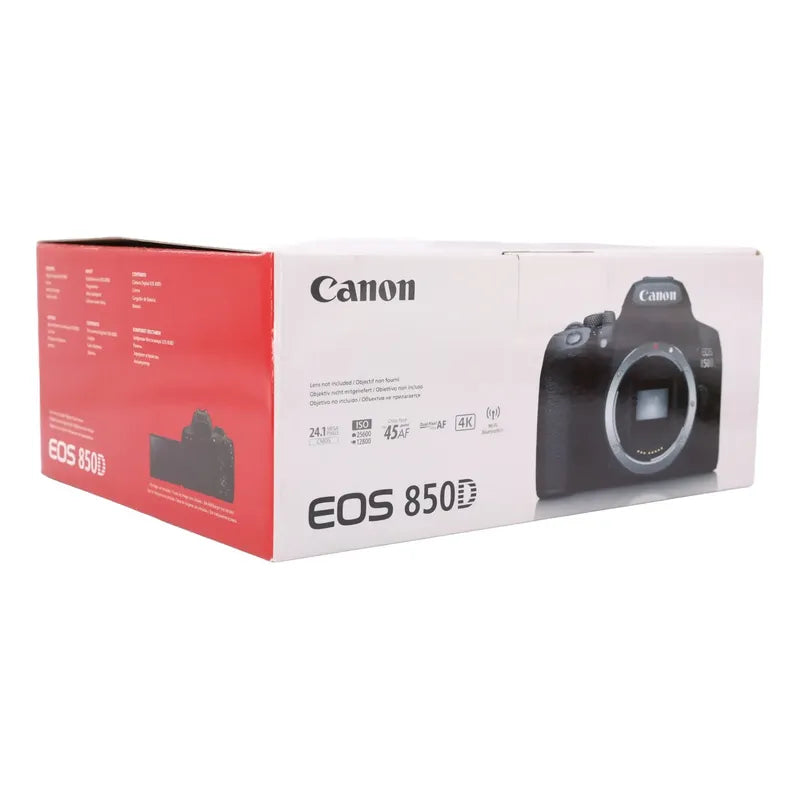Camara Canon Eos 850d (rebel T8i) Dslr 4k Wifi Bluetooth Negro