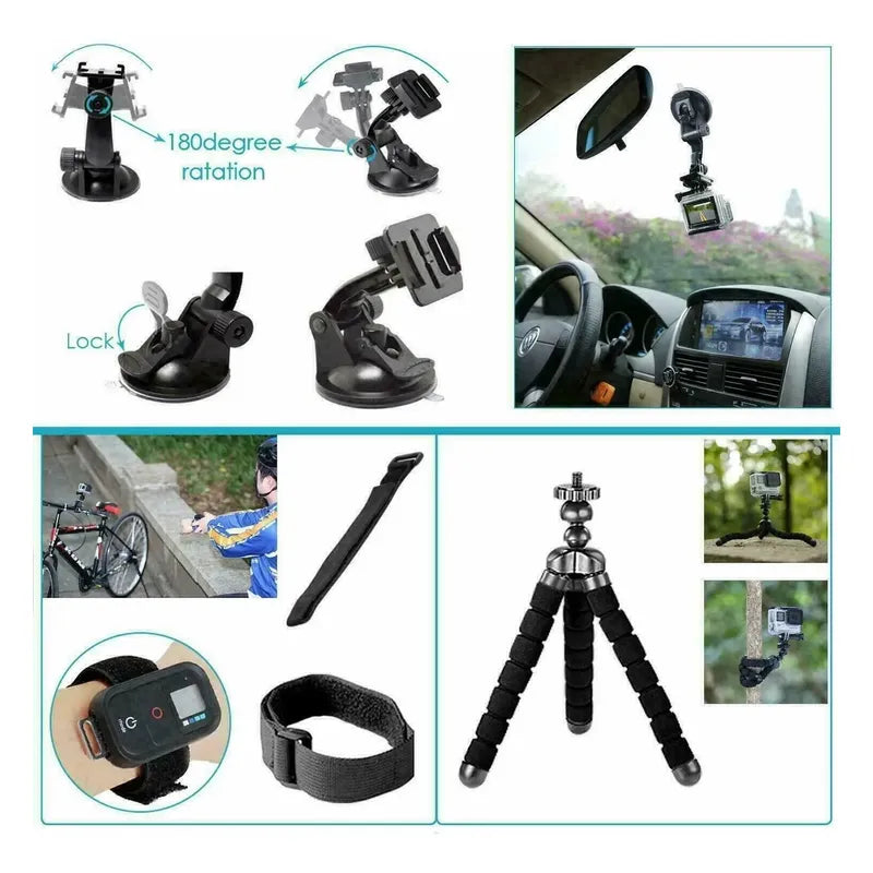 Gopro Deluxe Accessories Mega Bundle Kit