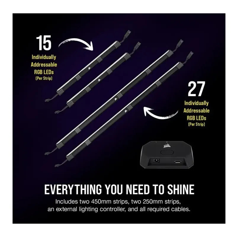 Corsair Icue Ls100 Smart Lighting Strip Starter Kit