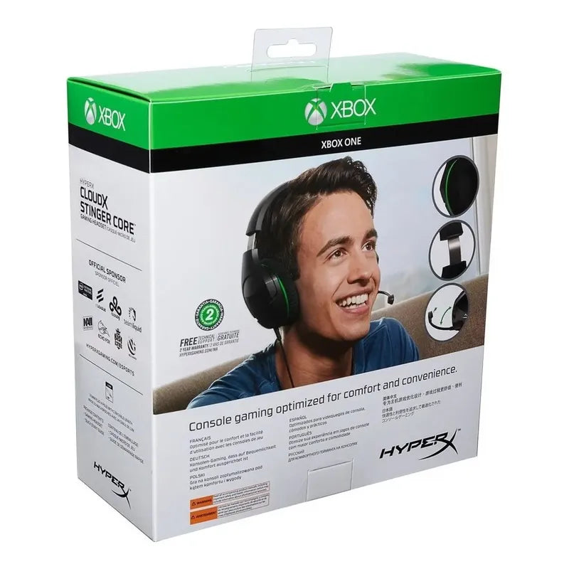 Audífonos Hyperx Cloud Stinger Core Gaming Con Licencia Xbox Negro