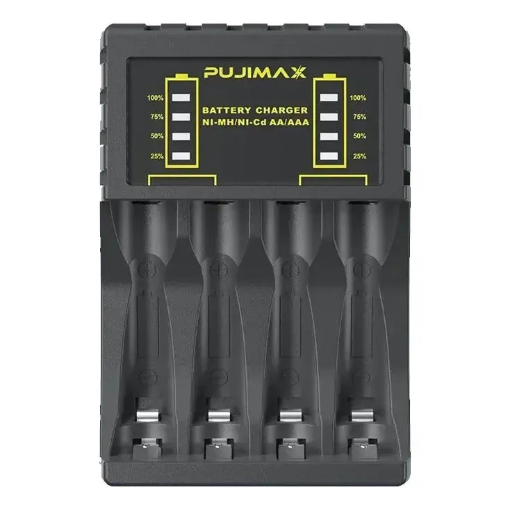 Cargador Baterías Pujimax Con Puertos Usb Tipo C Y Micro Usb
