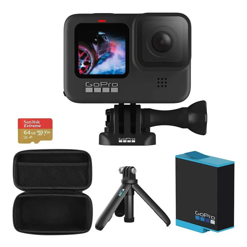 Gopro 10 Black Especial Bundle 5.3k60 23mp Live Streaming Negro