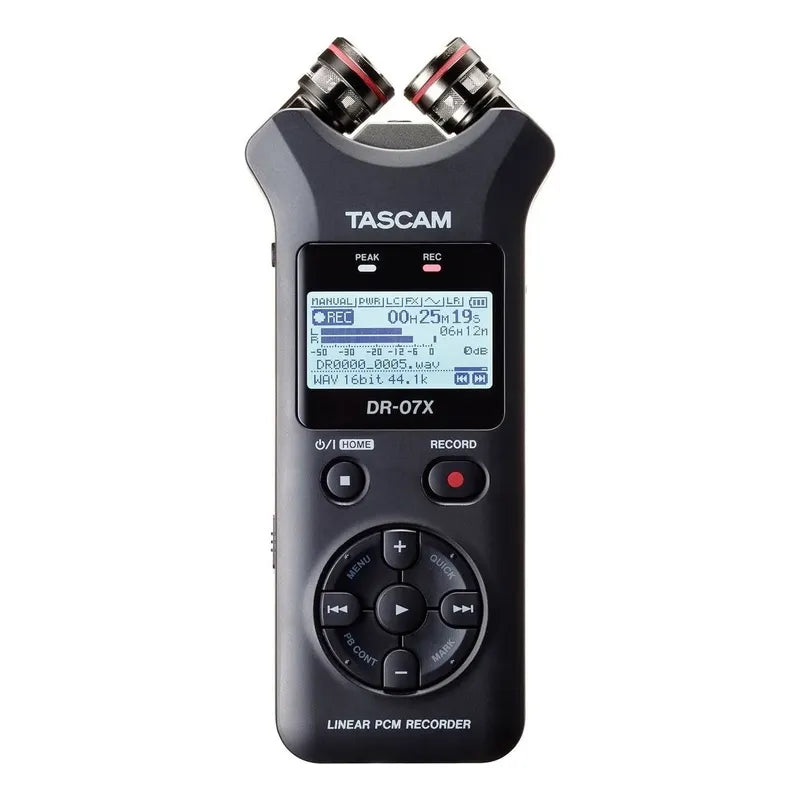 Tascam Dr-07x Grabadora Audio Portatil 2 Entrada Pista