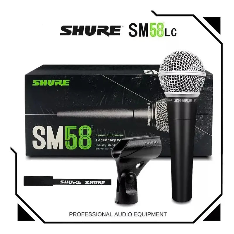 Micrófono Profesional Shure Sm58-lc Negro