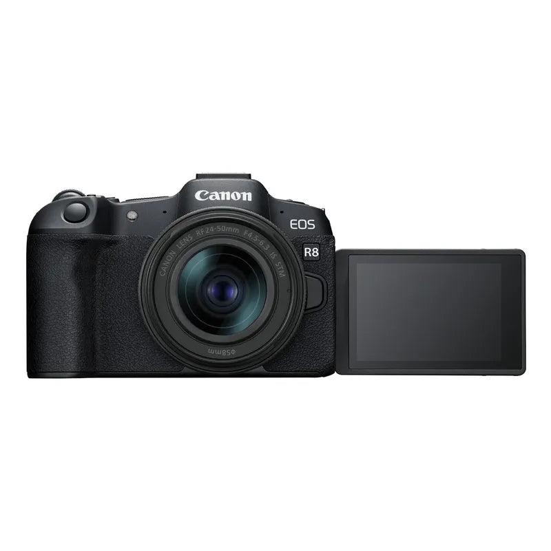 Canon Eos R8+ Lente Rf 24-50mm F/4.5-6.3 Is Stm+ Bundle Negro