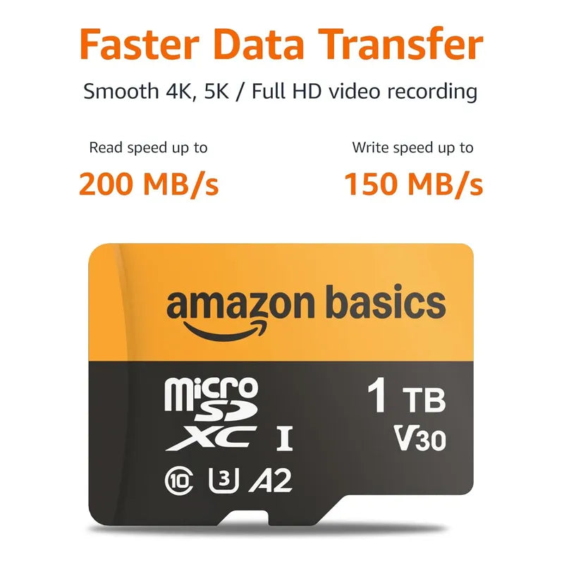 Amazon Basics 1tb Microsdxc Card Con Adaptador