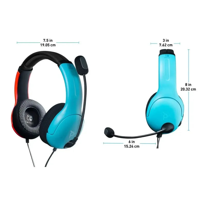 Audifono Gaming Lvl40 Para Nintendo Switch - Azul/rojo