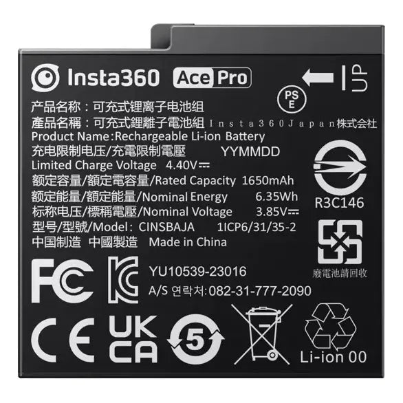 Batería Para Insta360 Ace / Ace Pro Original