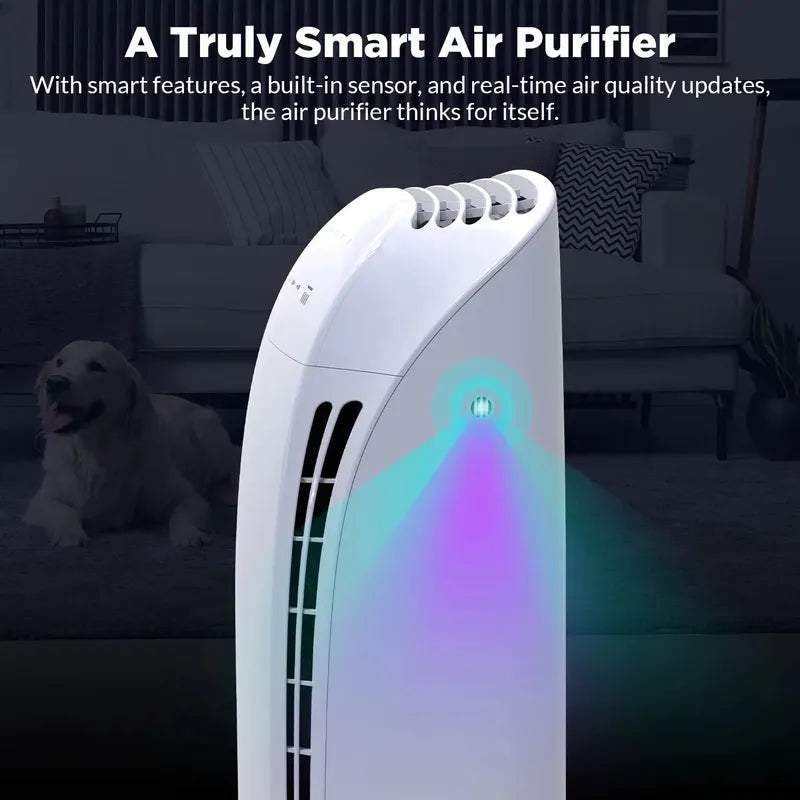 Purificador De Aire Inteligente Hepa Msa3s Silencioso Alexa