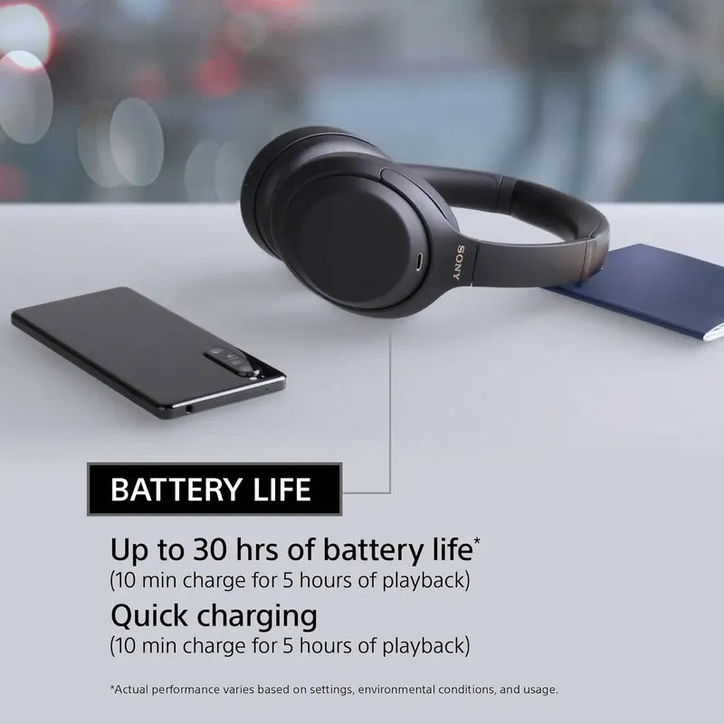 Audifonos Sony Wh-1000xm4 Wireless Con Cancelación De Ruido Negro