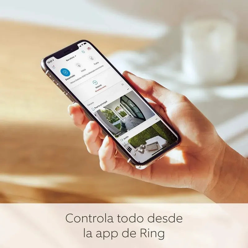 Kit 5 Piezas Ring Alarm 2da Gen Con Alexa Sistema Seguridad