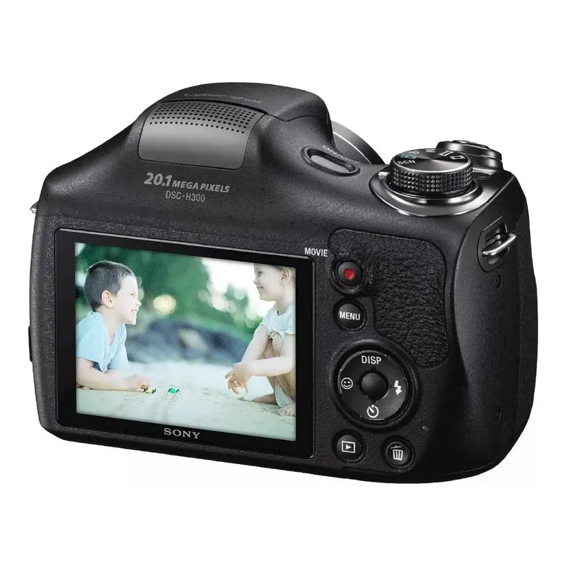 Camara Semi Profesional Sony Dsc H300hd 20mp Zoom 35x Bcv Negro