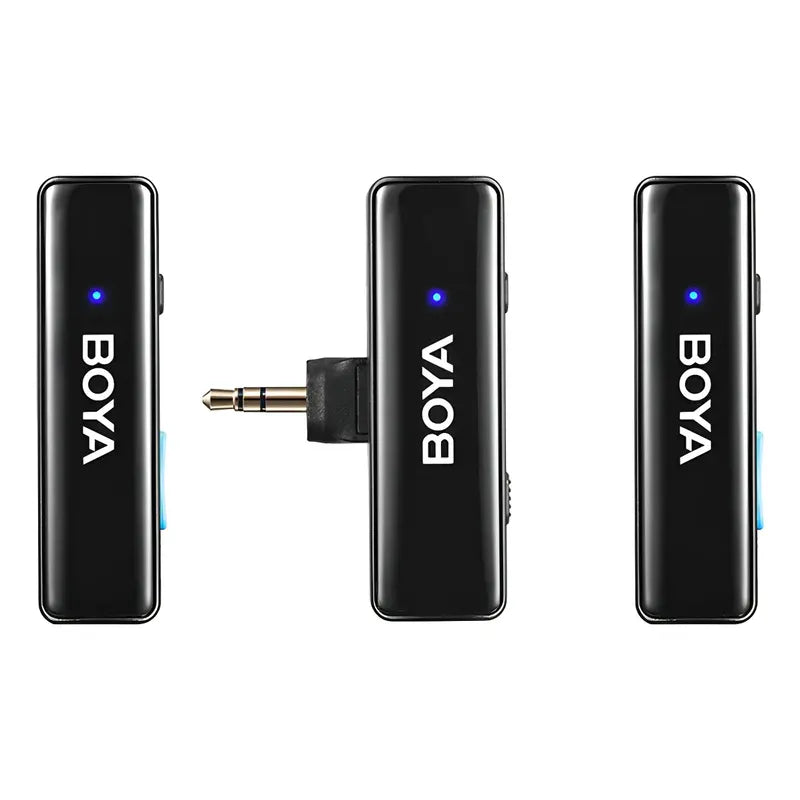Microfono Wireless Boya Boyalink Duo Sin Case De Carga Negro