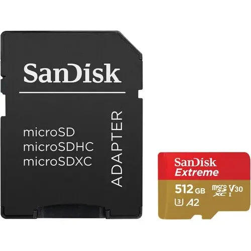 Sandisk Extreme 512gb Microsdxc Con Adaptador Sd