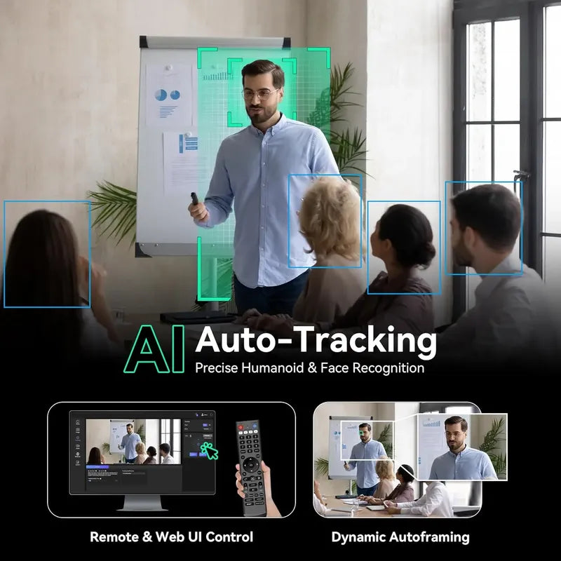 Camara Ptz 4k 12x Tenveo Vl12u Hdmi Ip Live Streaming Poe Azul Marino
