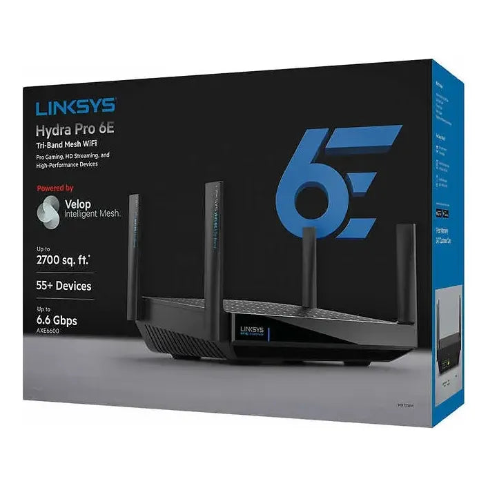 Router Linksys Hydra Pro 6e Tri-banda Mesh Wi-fi Axe6600