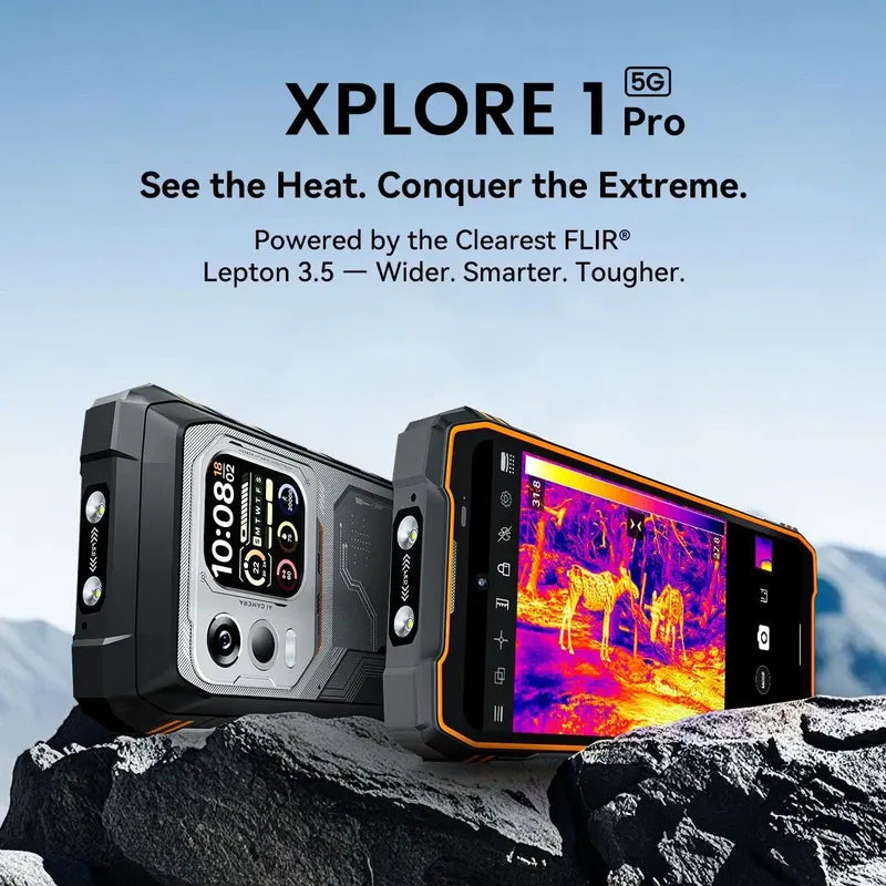 Smartphone Blackview Xplore 1 Pro Thermal Imaging 512gb 48gb Negro