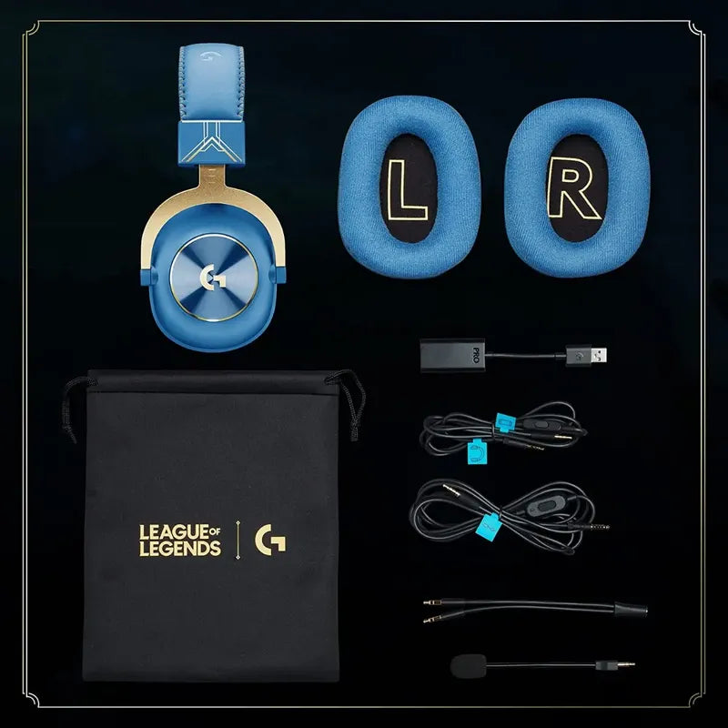 Auriculares Logitech G Pro X League Of Legends Edition Oscuro