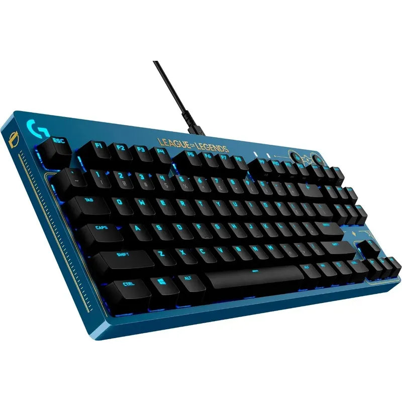 Teclado Logitech Pro, Mecanico Gx Brown, League Of Legends