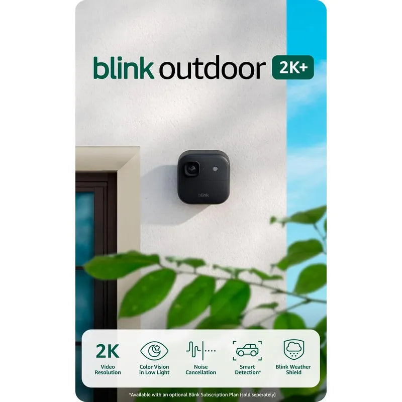 Cámara De Seguridad Inteligente Wireless Blink Outdoor 2k+