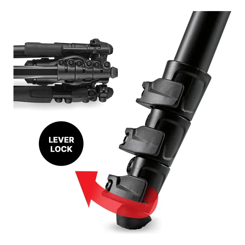 Tripode Manfrotto Befree 3-way Live Advanced Con Estuche Negro