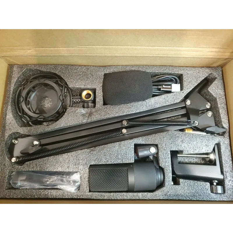 Micrófono Condensador Profesional Fifine 669+base Accesorios