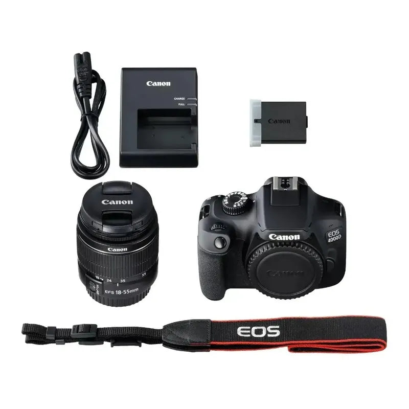 Canon Eos 4000d + Ef-s 18-55 Dc Iii Modelo Internacional