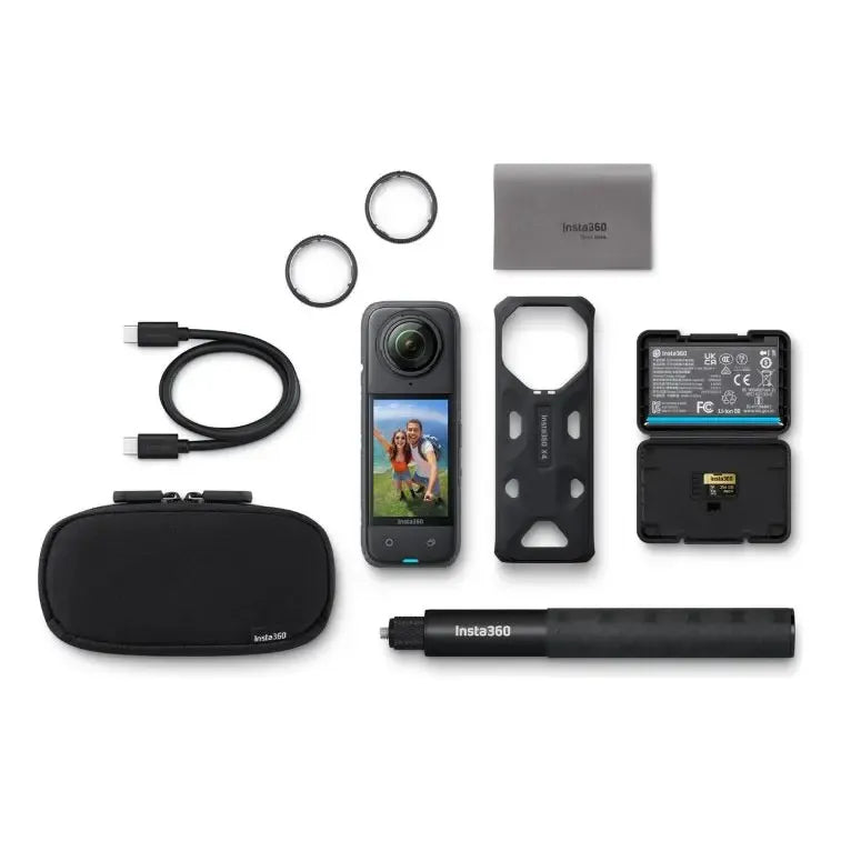 Camara De Accion Insta360 X4 Bundle Kit Gris Oscuro