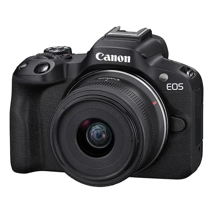 Cámara Canon Eos R50 Creator Kit + Tripo Grip Y Micrófono Negro