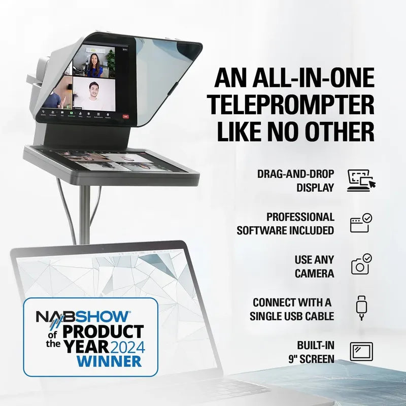 Elgato Teleprompter Pantalla Integrada Youtube, Twitch, Zoom