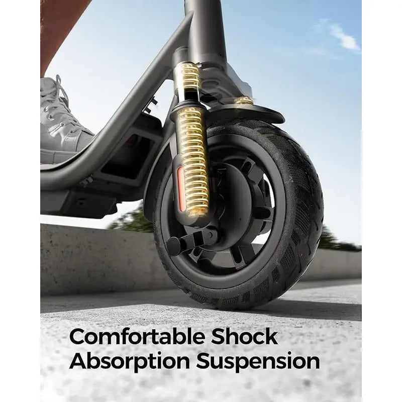 Scooter Megawheels A1c Eléctrico 20km Doble Sistema Suspensi Negro