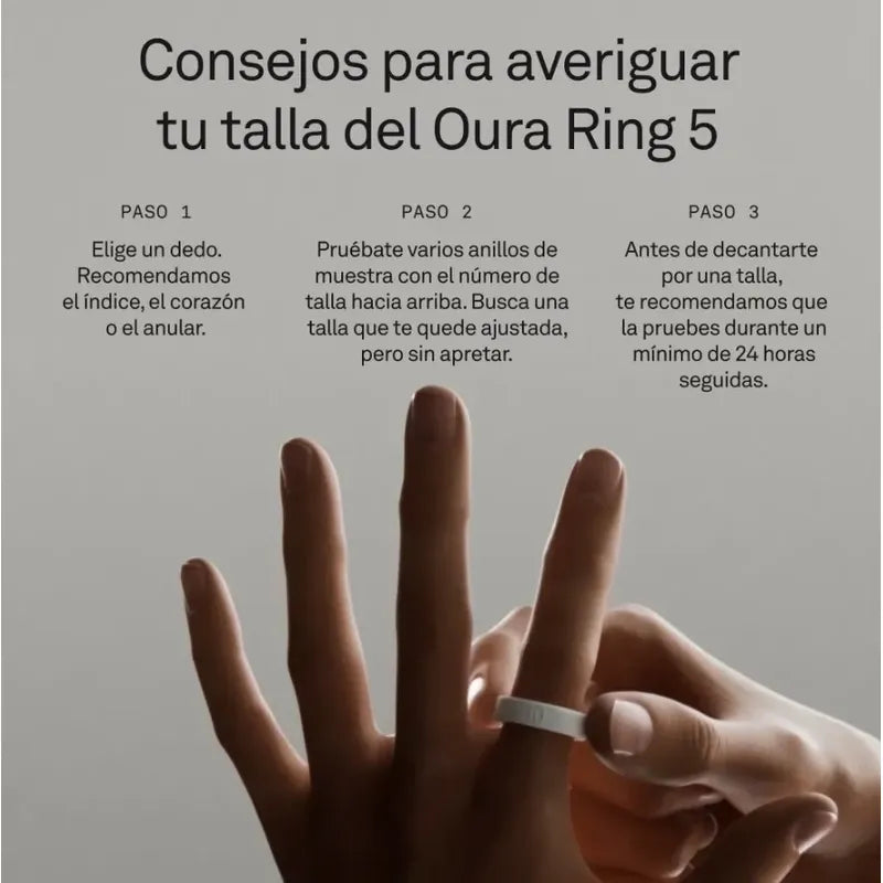 Kit De Medición De Anillos Oura Ring 5 Blanco