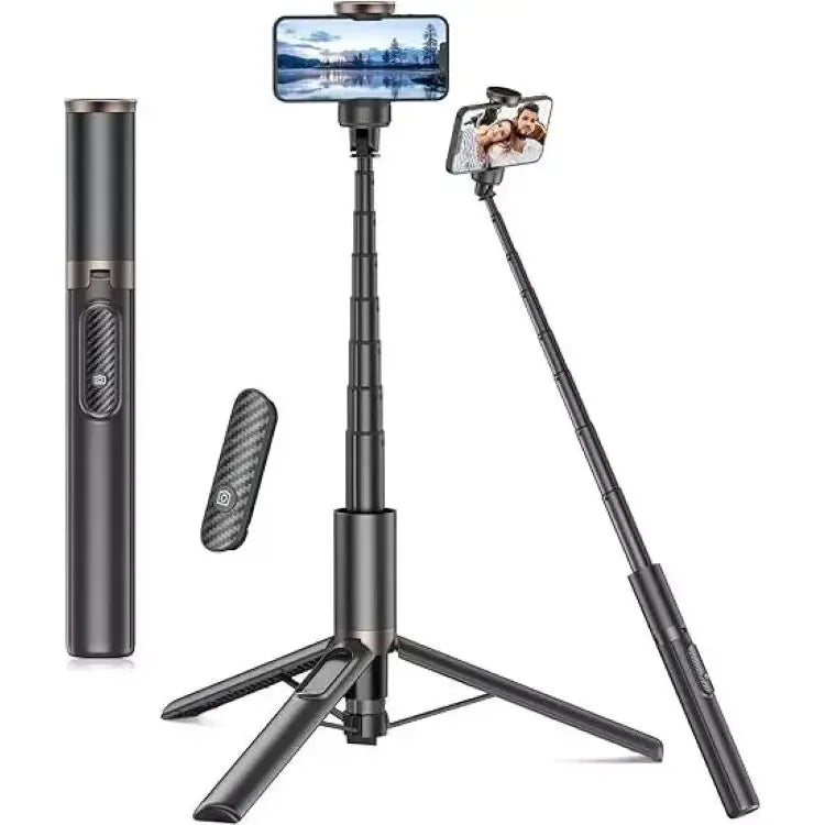 Trípode Toneof 60 Selfie Stick Todo En 1 Giratorio 360° Negro